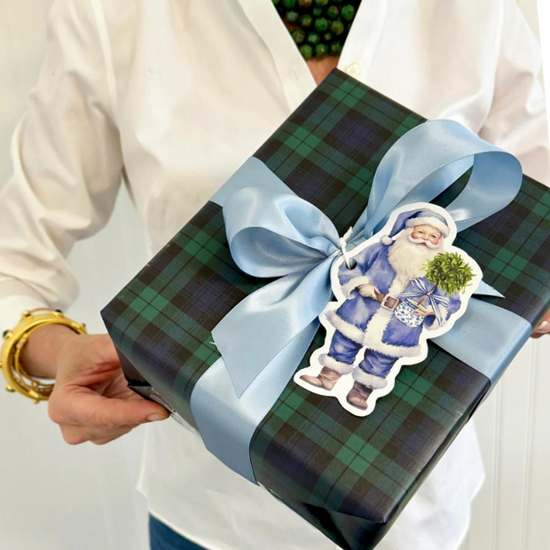 Christmas Plaid Gift Wrap Roll