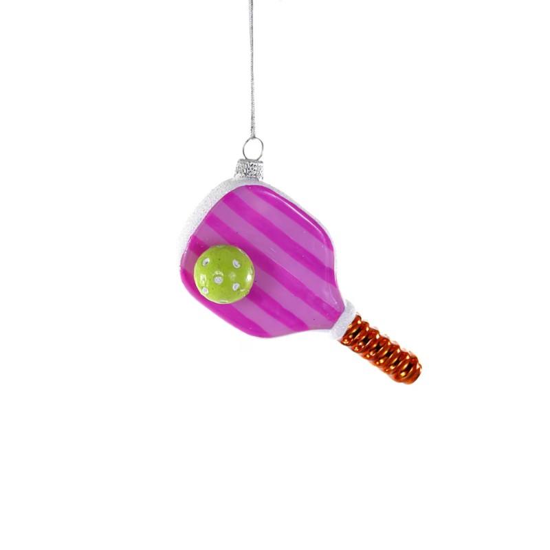 Pink Pickle Ball Ornament