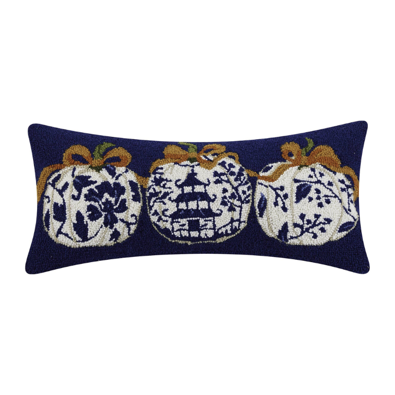 Chinoiserie Pumpkin Hook Pillow