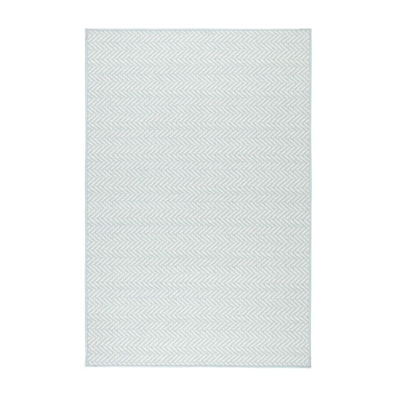El Matador Light Blue Machine Washable Rug