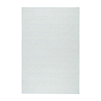 El Matador Light Blue Machine Washable Rug