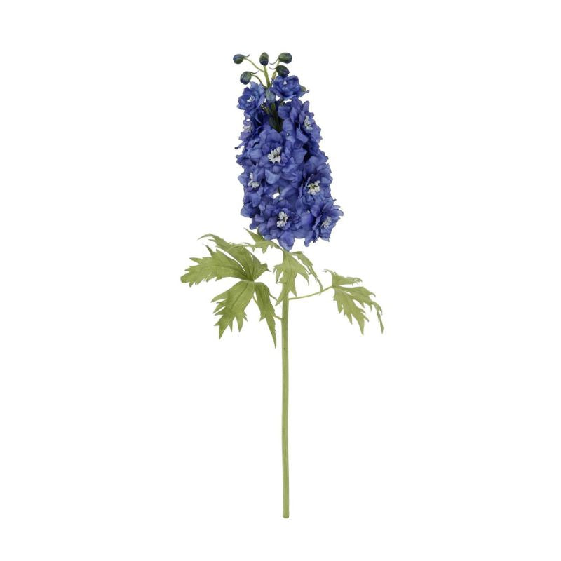Blue Delphinium Faux Stem