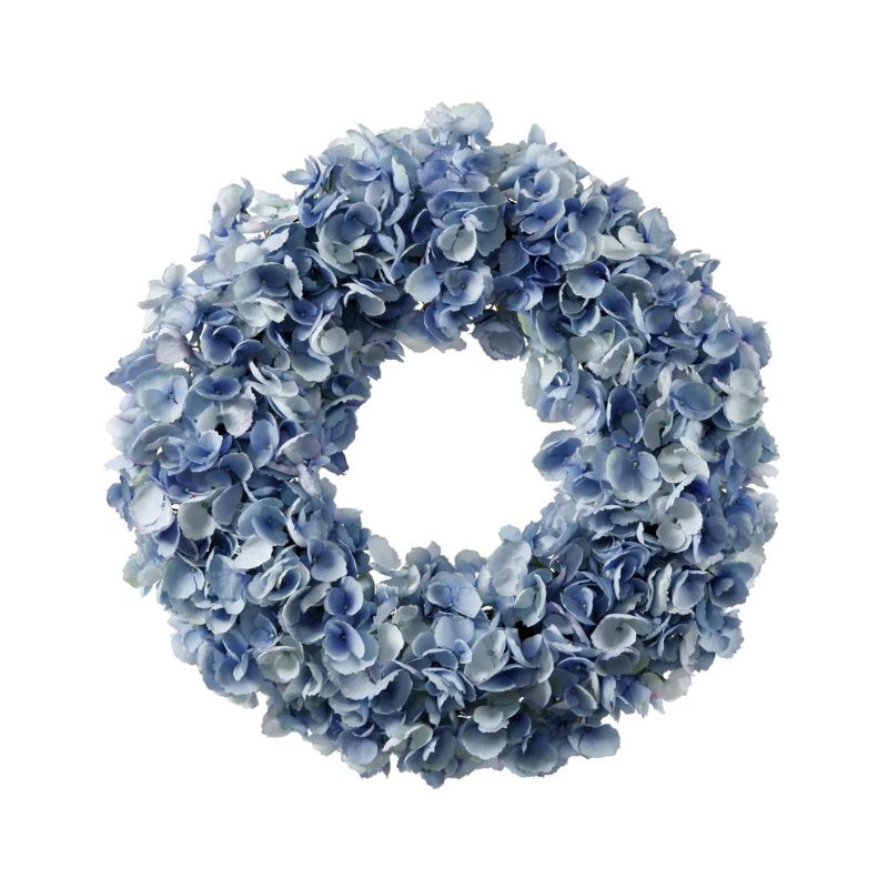 Faux Endless Summer Hydrangea Wreath