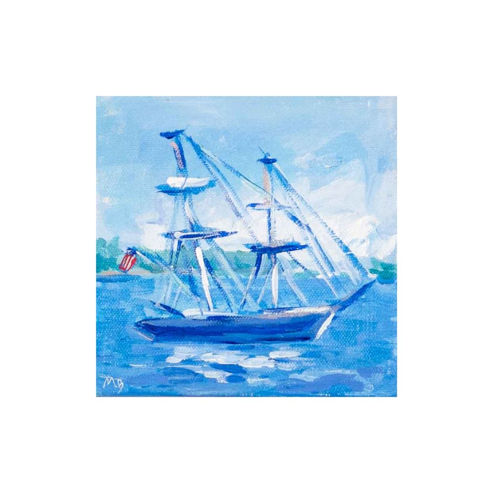 Schooner Mini I Original Painting