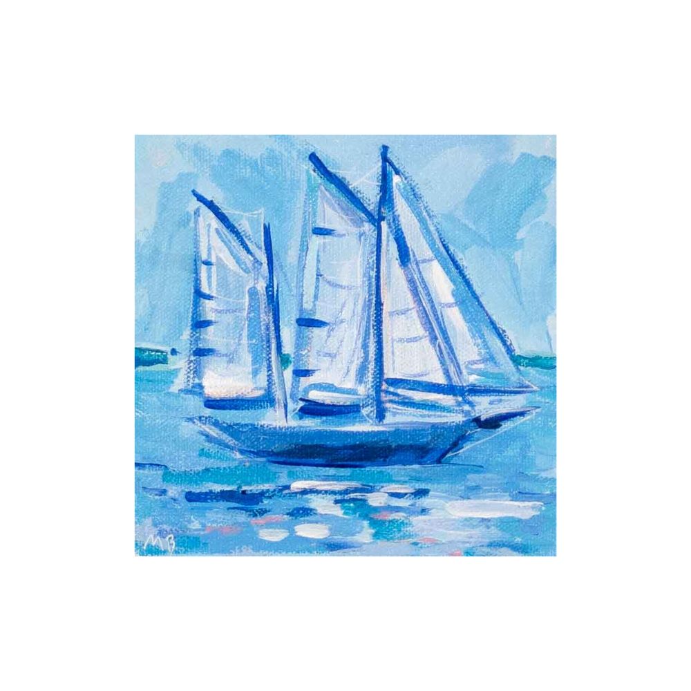 Schooner Mini III Original Painting