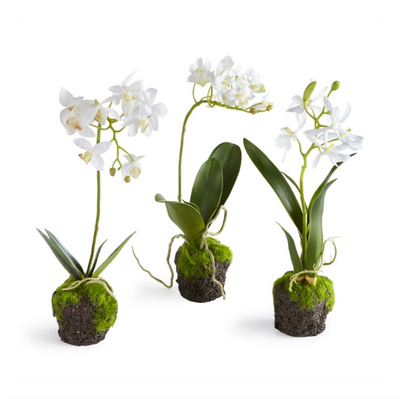 Mini Orchid Faux Drop-In - Set of 3