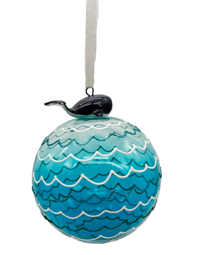 Winter Whale Ornament