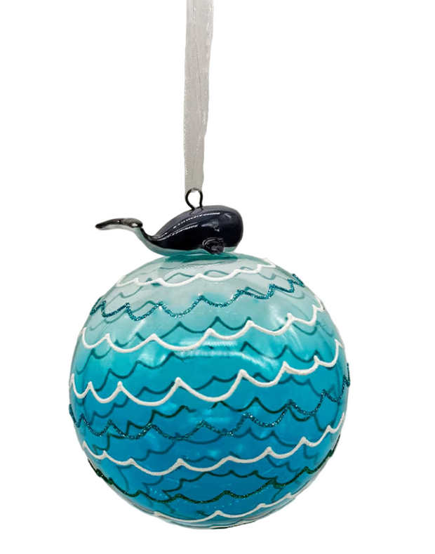 Winter Whale Ornament