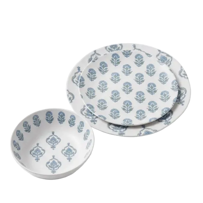 Majorca Melamine Dinnerware - Set of 4
