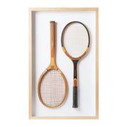 Vintage Tennis Racquets Framed Art
