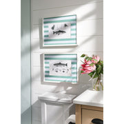 Vintage Fish Print Framed Art