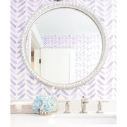 Parker Chevron Lavender Wallpaper