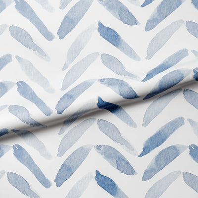 Parker Chevron Ocean Wallpaper