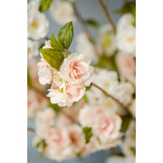 Pink Peach Blossom Faux Stem