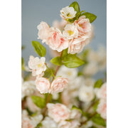 Pink Peach Blossom Faux Stem