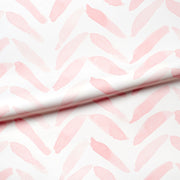 Parker Chevron Bermuda Pink Wallpaper Swatch