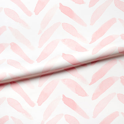 Parker Chevron Bermuda Pink Wallpaper Swatch