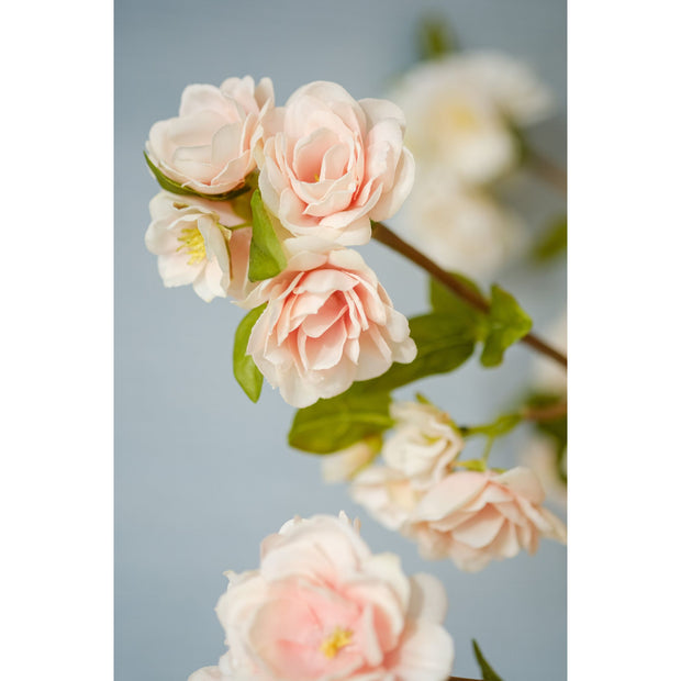 Pink Peach Blossom Faux Stem