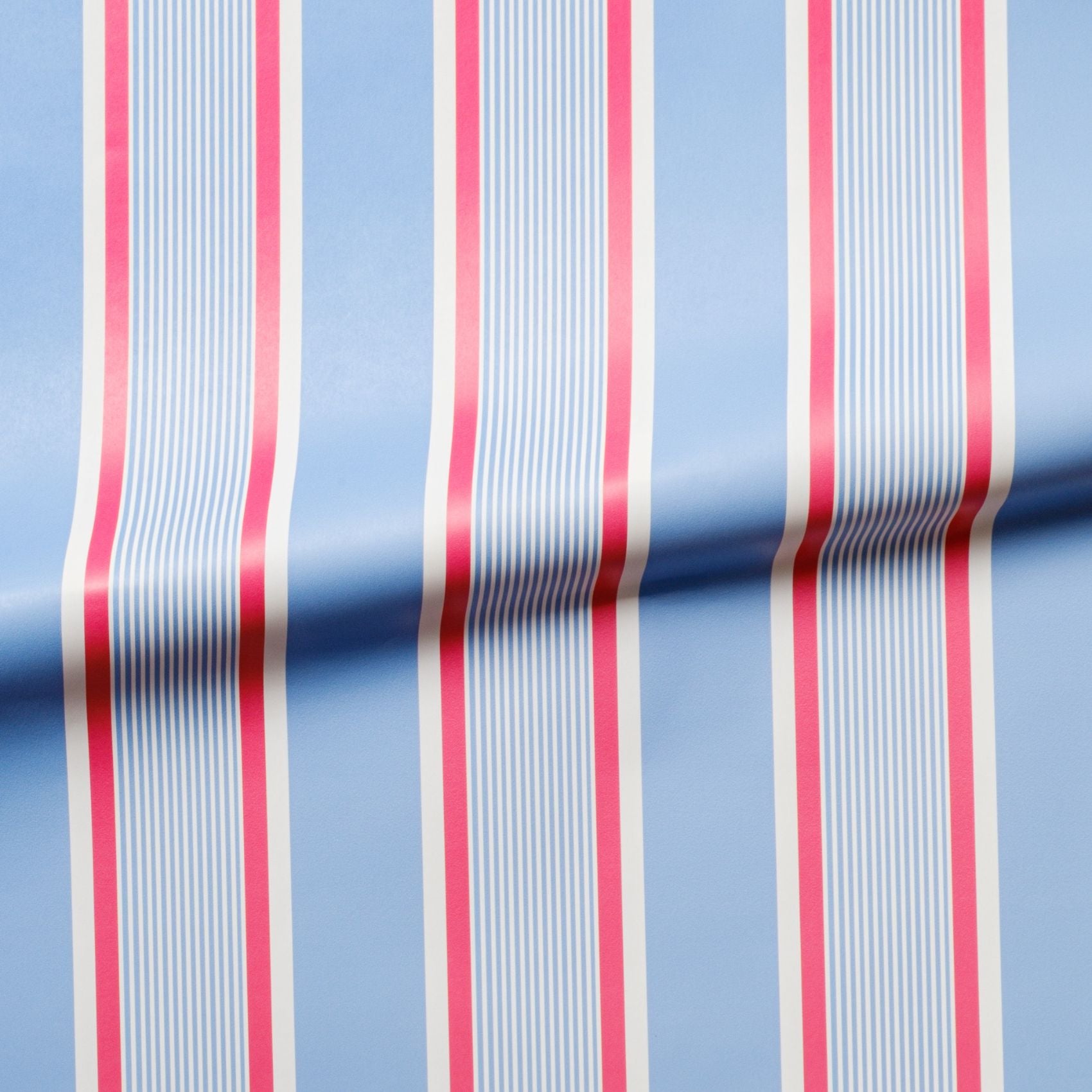 Brant Stripe Swiss Blue Wallpaper