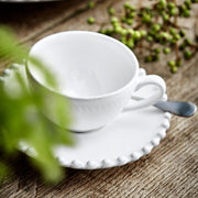 Pearl Coffee Cup & Saucer - Set of 4
