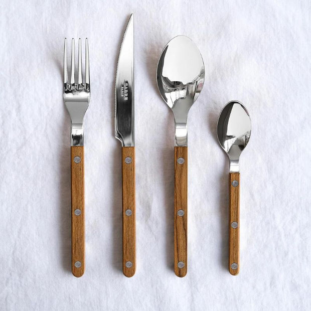 Bistro Teak Flatware Set