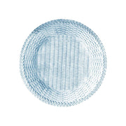 Blue Rattan Dinner Plate