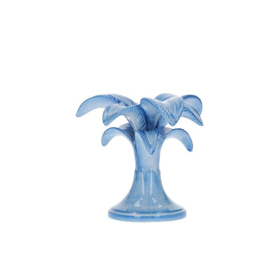 Blue Palm Taper Holder