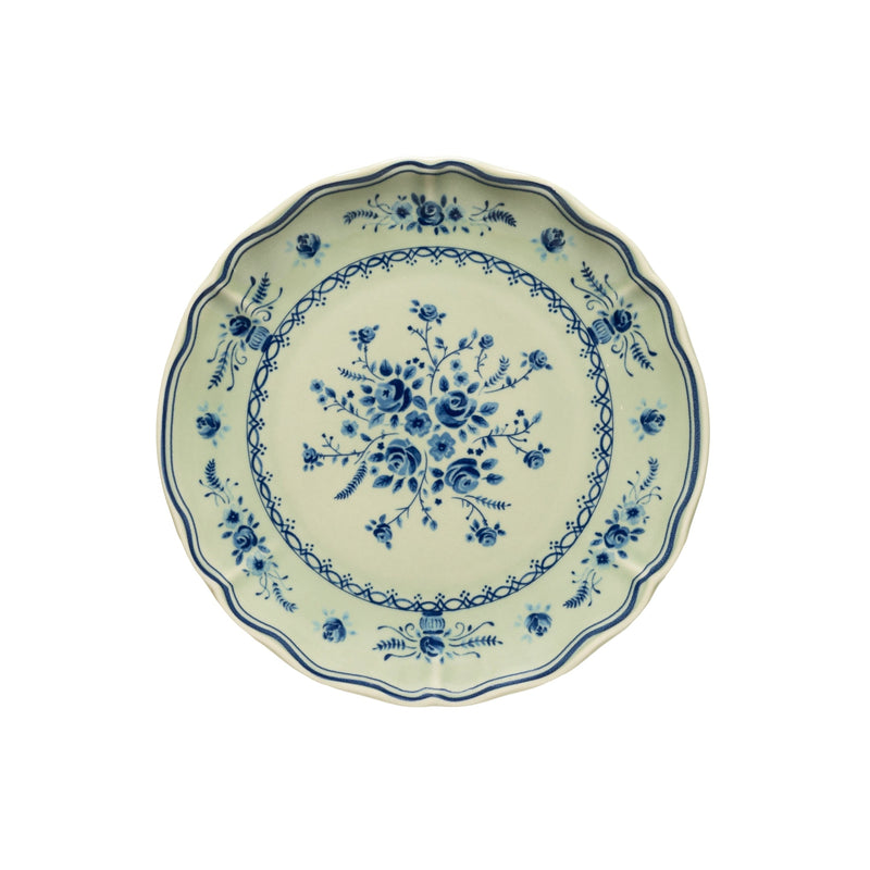 Newport Rose Green Plate - Set of 6
