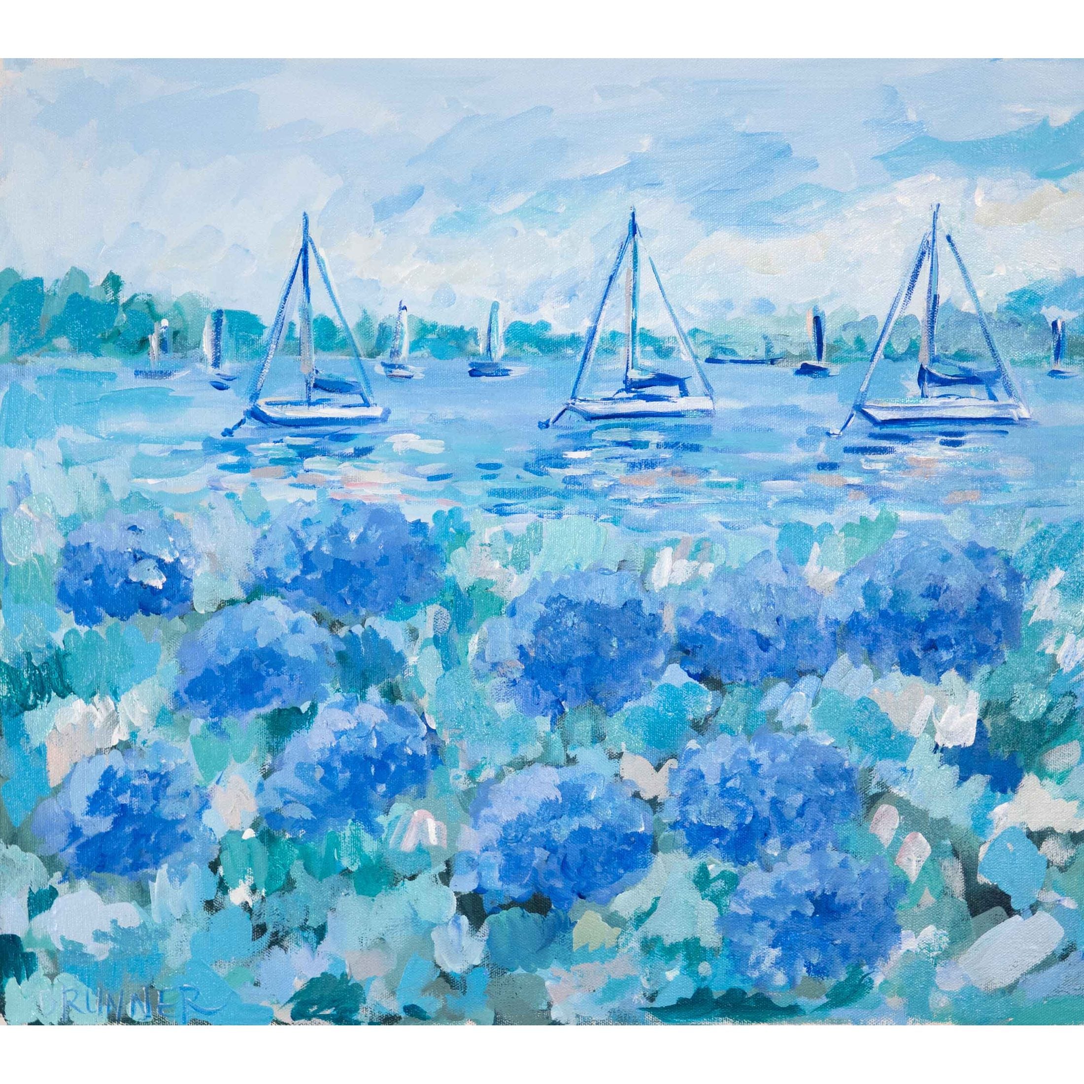 The Good Life Original Framed Painting