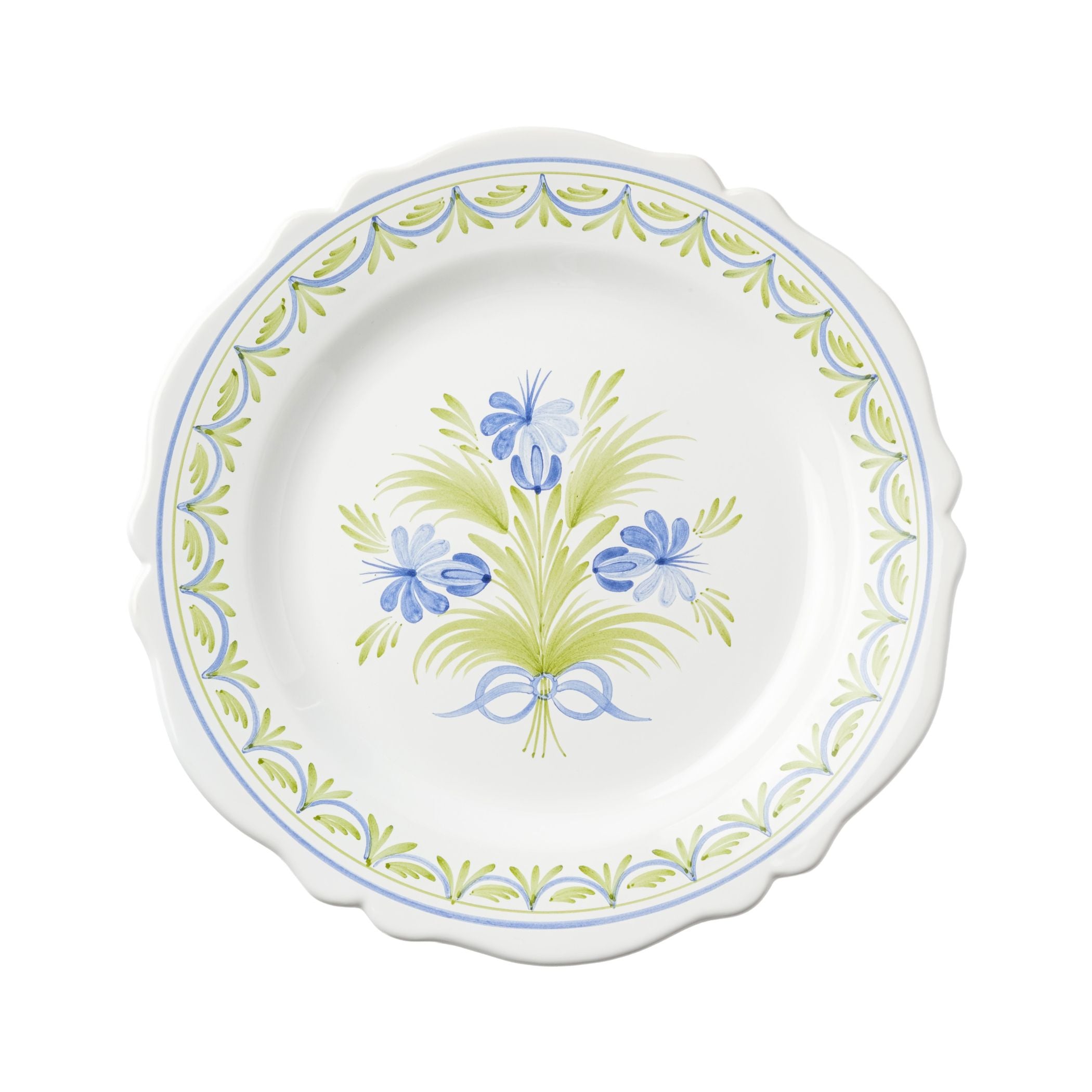 Fleurs Hand Painted Plate