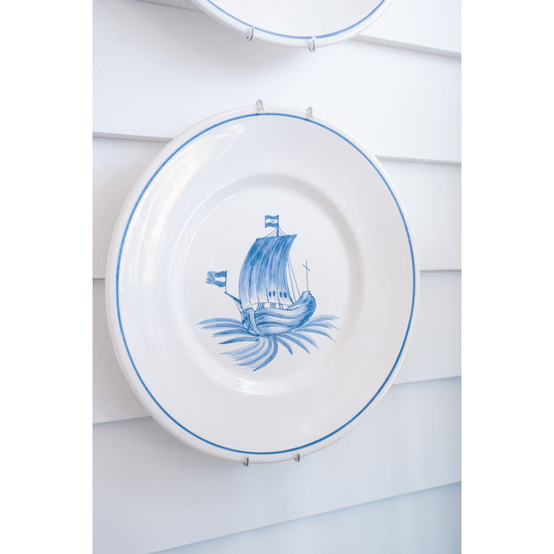 Bateau Hand Painted Dinner Plate