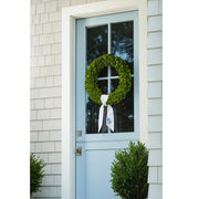 Embroidered Blue Turkey Wreath Sash