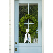 Embroidered Blue Turkey Wreath Sash