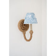 Lenore Blue Tapered Chandelier Shade