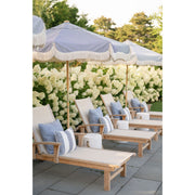 Patio Umbrella - Navy Stripe