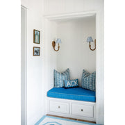 Lenore Blue Tapered Chandelier Shade