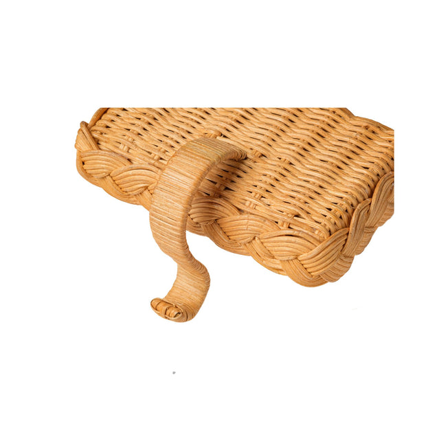 Braided Rattan Stocking Holder