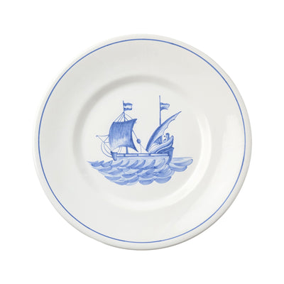 Bateau Hand Painted Dinner Plate
