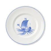 Bateau Hand Painted Dinner Plate