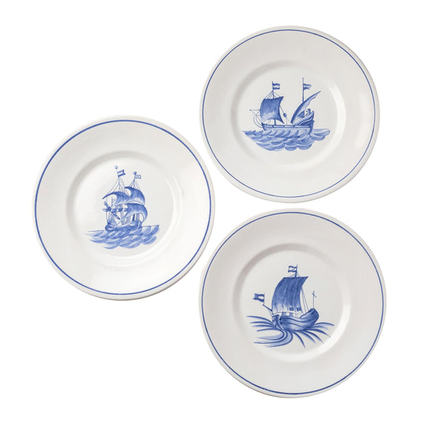 Bateau Hand Painted Dinner Plate