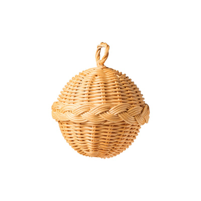Braided Rattan Ornament - Natural