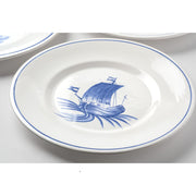 Bateau Hand Painted Dinner Plate