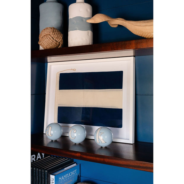 Nautical Signal Flag Framed Art - Jig