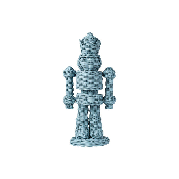 Wicker Nutcracker - Blue