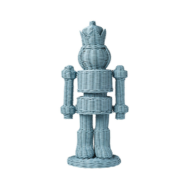 Wicker Nutcracker - Blue