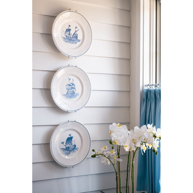 Bateau Hand Painted Dinner Plate