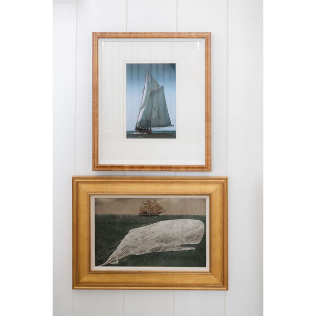 Vintage Sailboat Framed Art