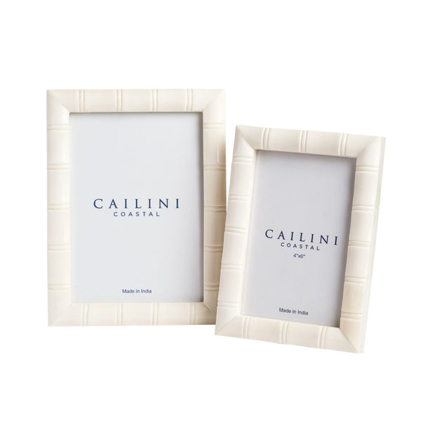 Miramar Bone Photo Frame