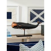 Antiqued Sperm Whale Sculpture