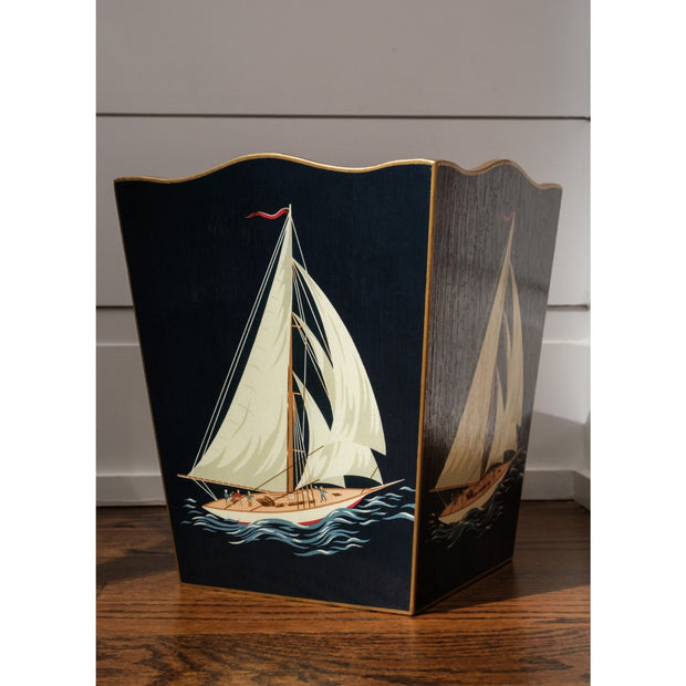 Sailboat Waste Basket